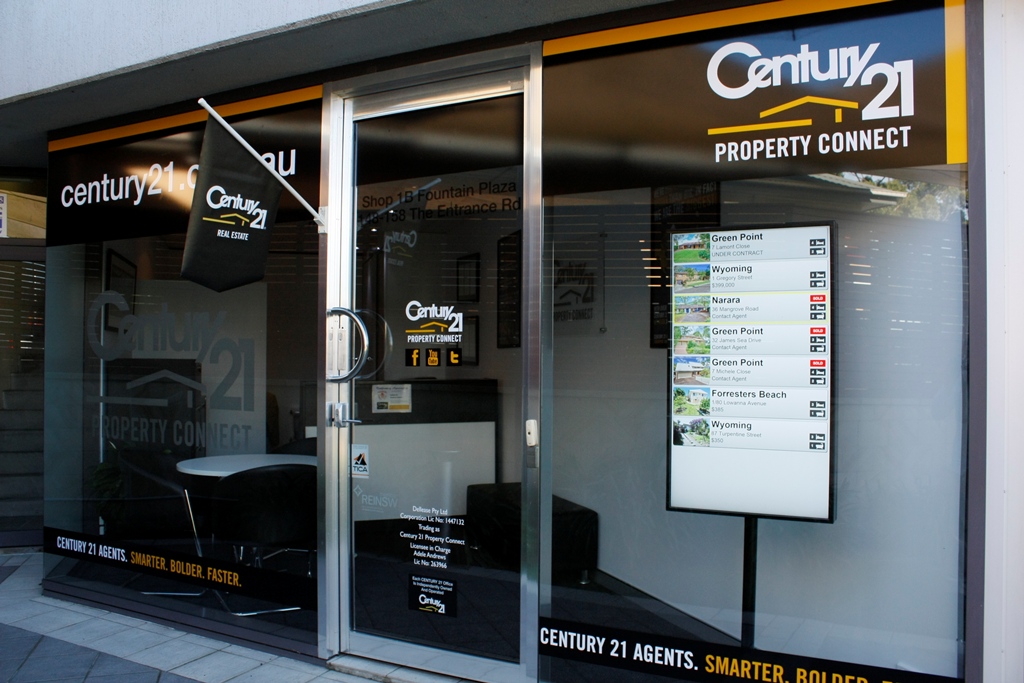 Century 21 Real Estate Display